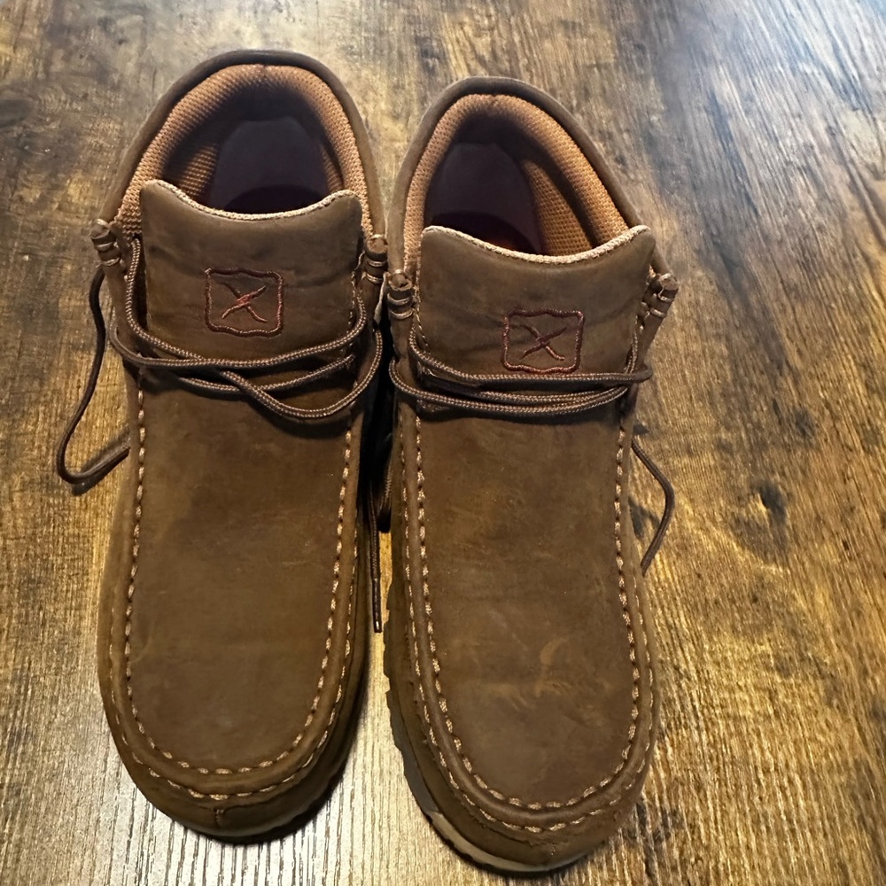 Twisted X Women's Brown Lace Up Work Boots